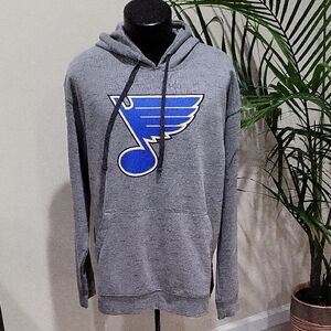 Champion NHL Gray Hoodie with  St.Louis BLUES Logo